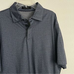 Ermenegildo Zegna Short Sleeve Paisley Jersey Polo Shirt